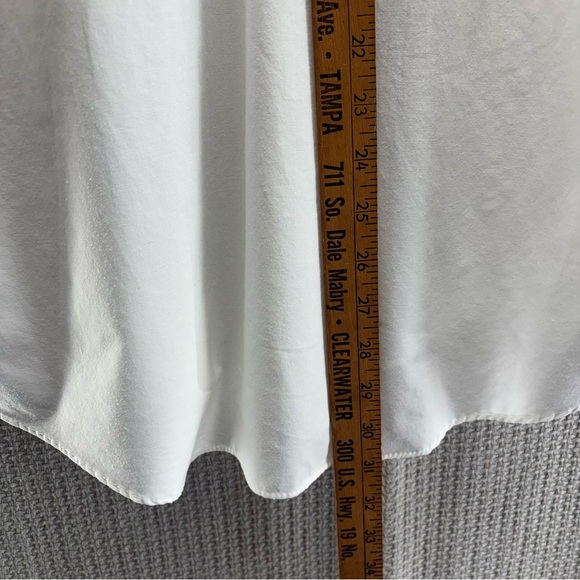 Vintage Silver Spur Shirt Mens Medium White Pearl Snap Native American Western - Picture 9 of 9